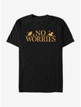 Disney The Lion King No Worries Logo T-Shirt, BLACK, hi-res