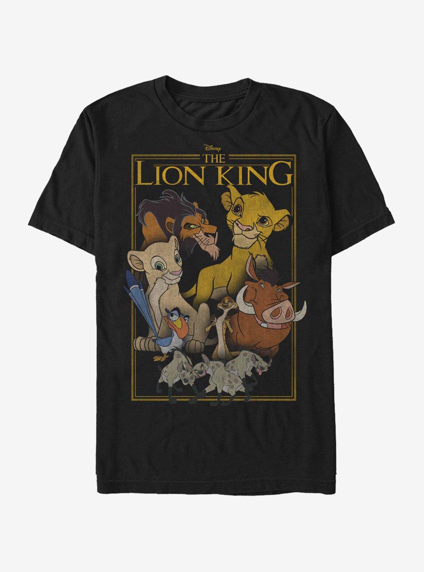 Disney The Lion King Poster T-Shirt, BLACK, hi-res
