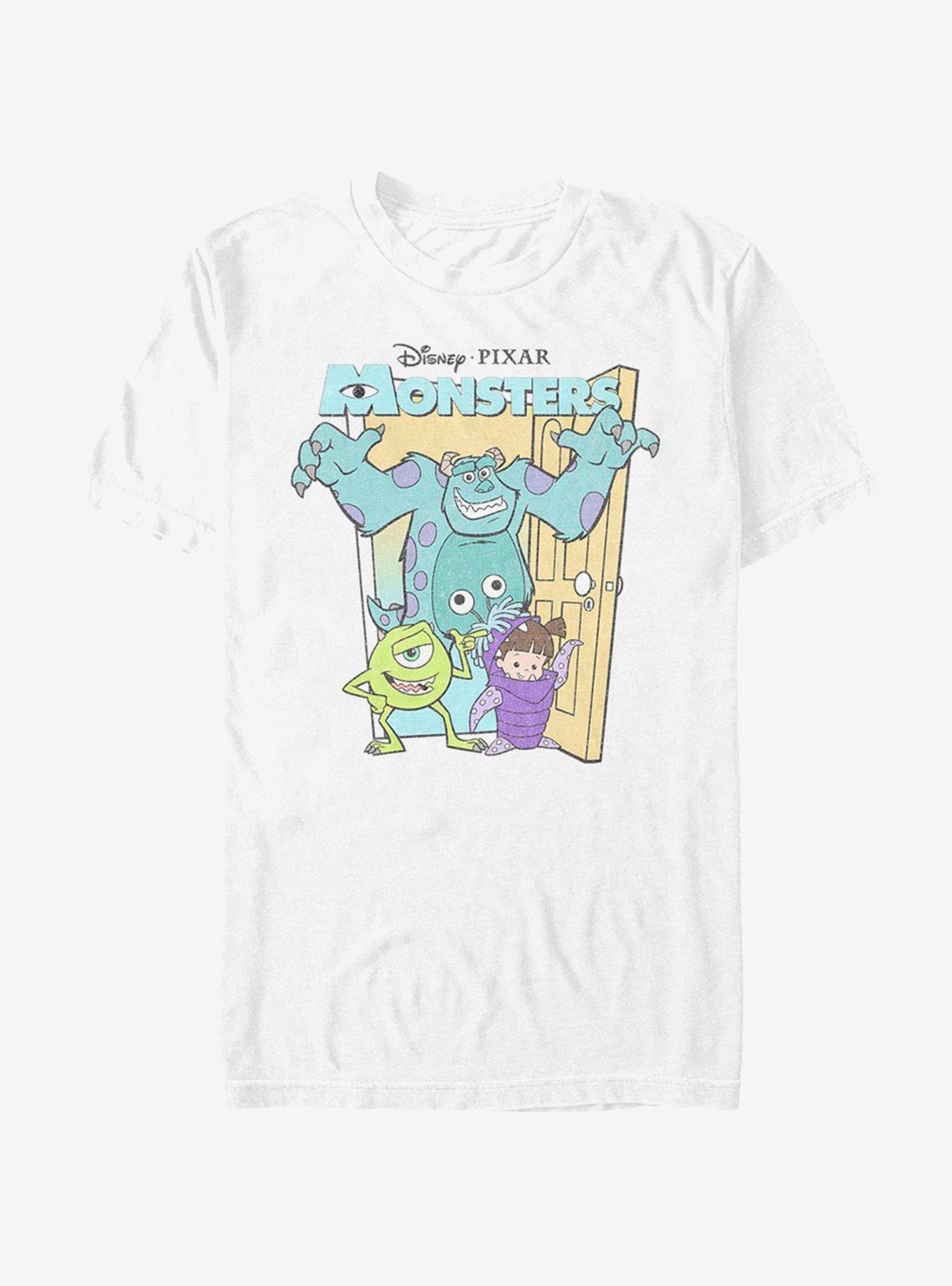 Disney Pixar Monsters University Pastel Monsters T-Shirt, WHITE, hi-res