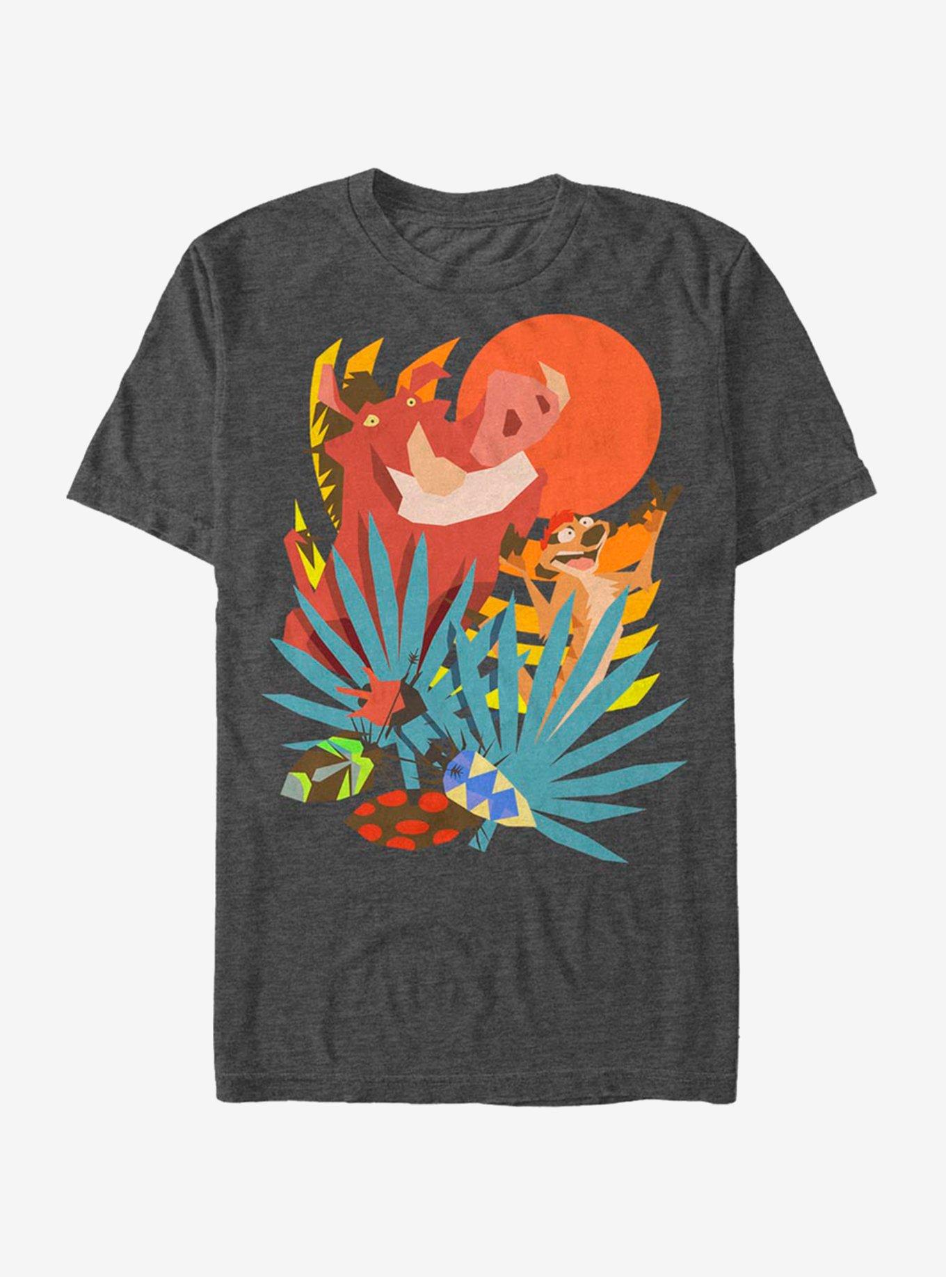 Disney The Lion King Geo Shapes T-Shirt, CHAR HTR, hi-res