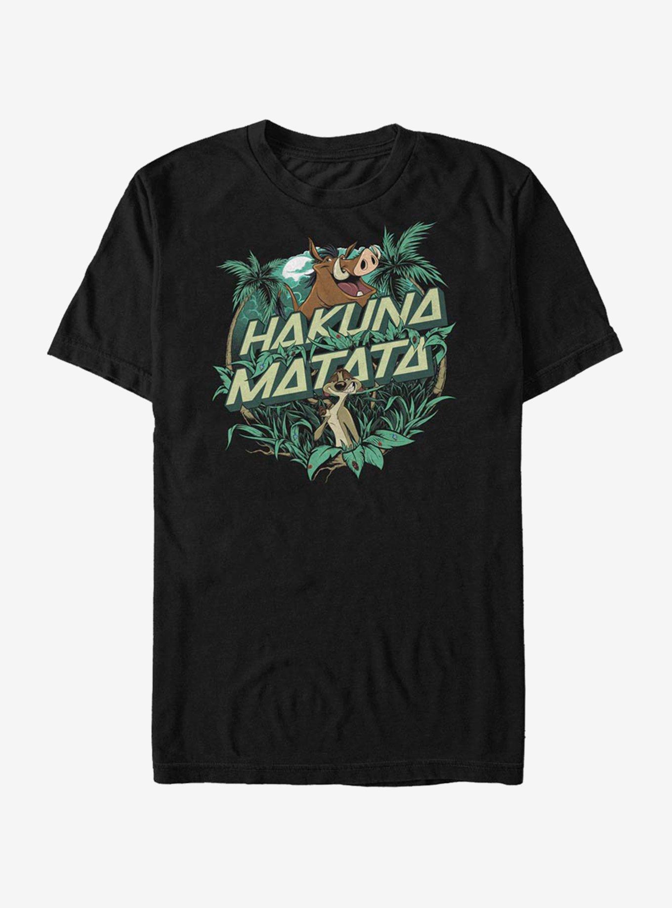 Disney The Lion King Hakuna Matata T-Shirt, BLACK, hi-res