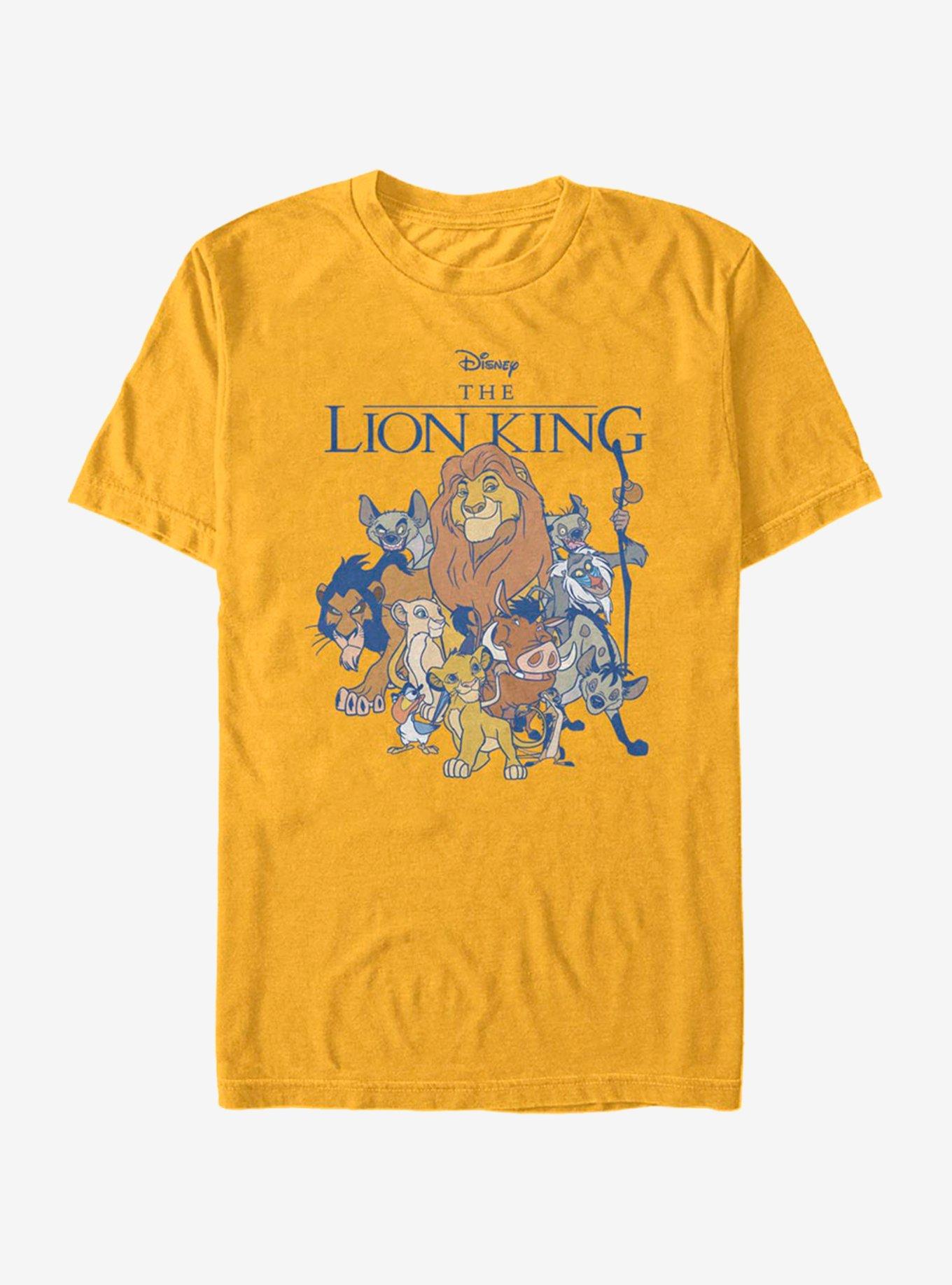 Disney The Lion King Lion King Group T-Shirt, GOLD, hi-res