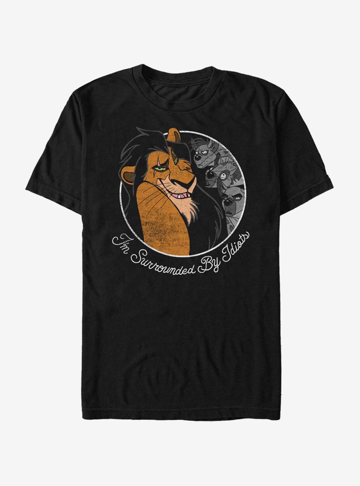 Disney The Lion King More Idiots T-Shirt, BLACK, hi-res