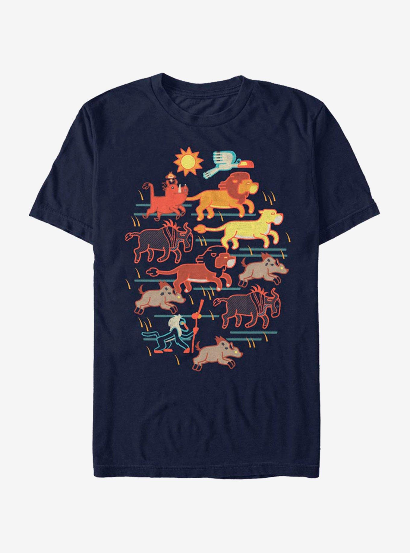 Disney The Lion King Stampede T-Shirt, NAVY, hi-res