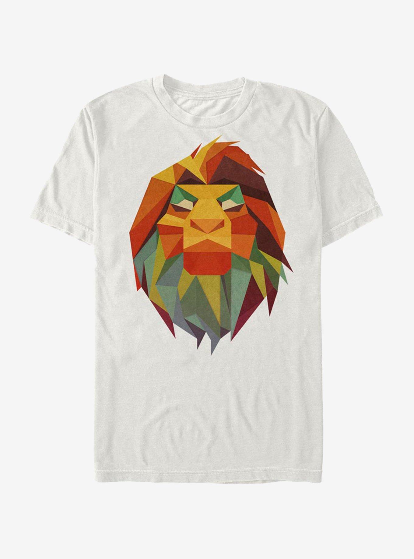 Disney The Lion King Paper Cut Simba T-Shirt, NATURAL, hi-res