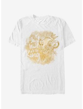 Disney The Lion King Wanna Be King T-Shirt, WHITE, hi-res
