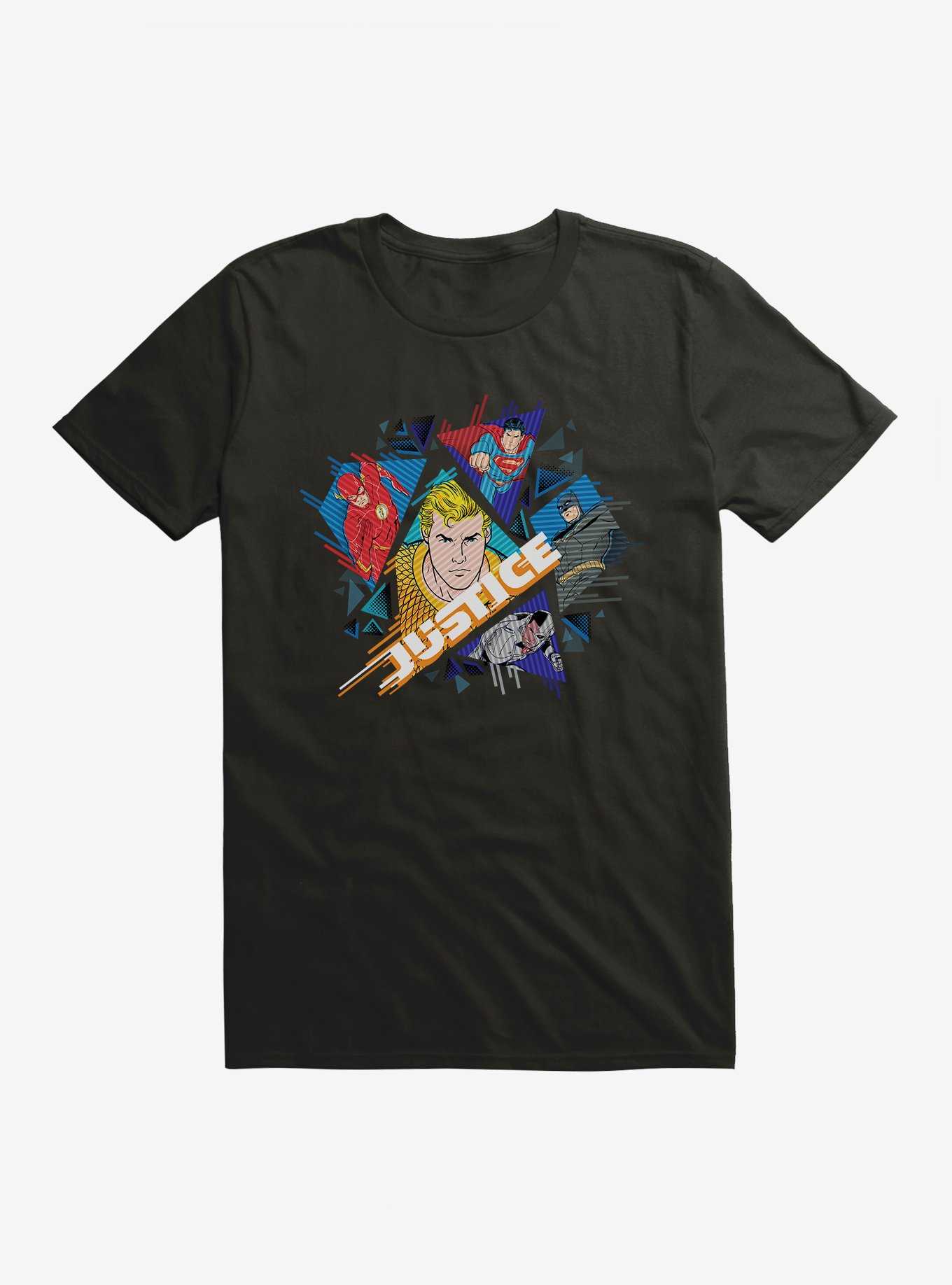 DC Comics Justice League Group Vintage T-Shirt, , hi-res