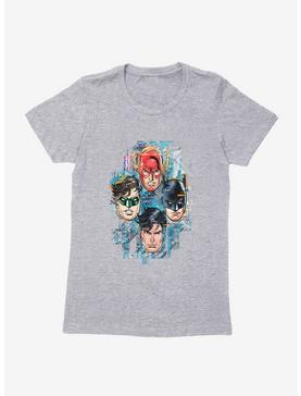 DC Comics Justice League Group Pixelated Womens T-Shirt, , hi-res