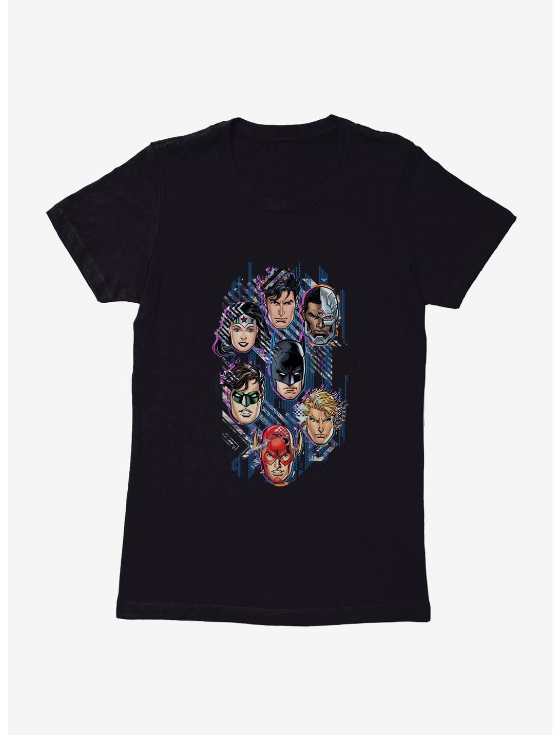 DC Comics Justice League Group Womens T-Shirt, BLACK, hi-res
