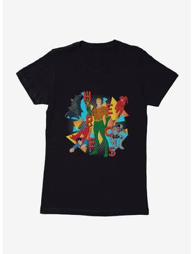 DC Comics Justice League Heroes Group Womens T-Shirt, , hi-res