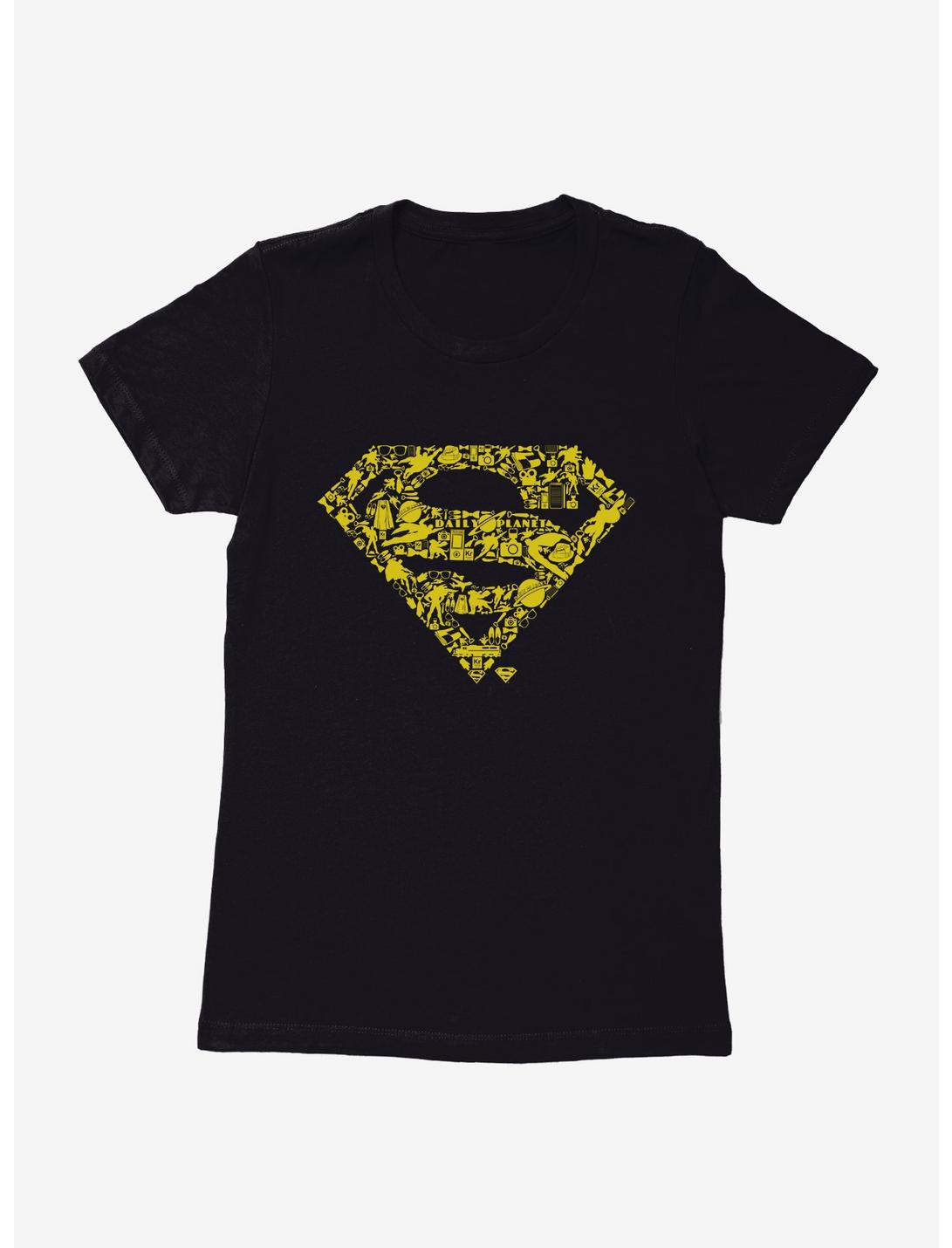 DC Comics Justice League Superman Icons Womens T-Shirt, BLACK, hi-res