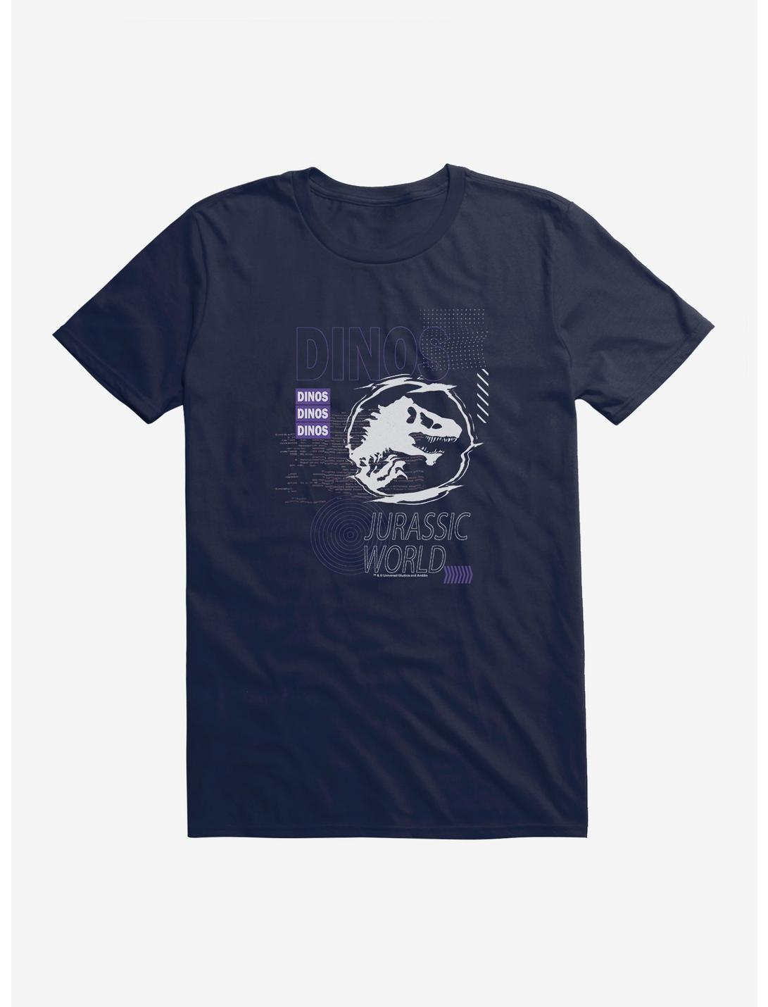 Jurassic Park Dinos World T-Shirt, MIDNIGHT NAVY, hi-res