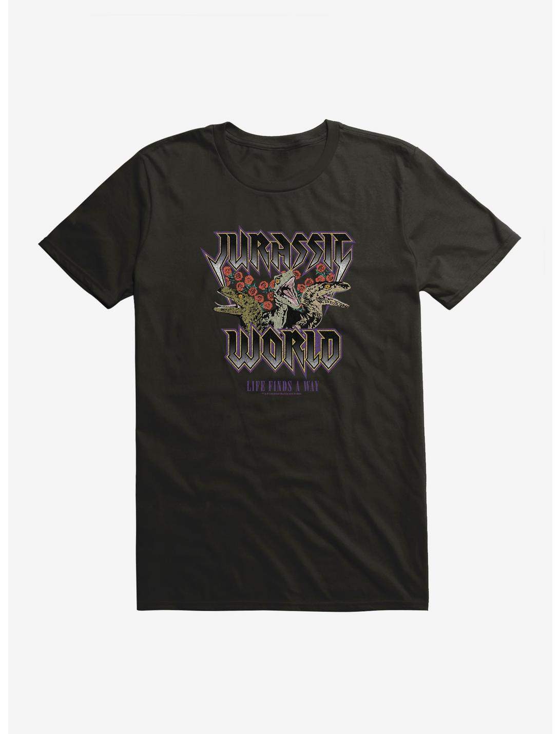 Jurassic Park JP Metal Tour T-Shirt, BLACK, hi-res