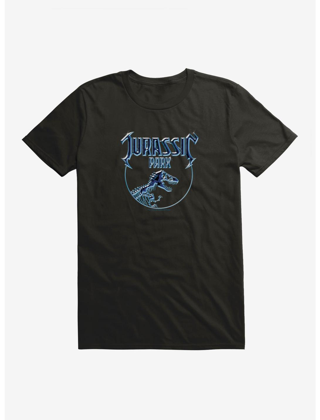 Jurassic Park JP Metal T-Shirt, BLACK, hi-res