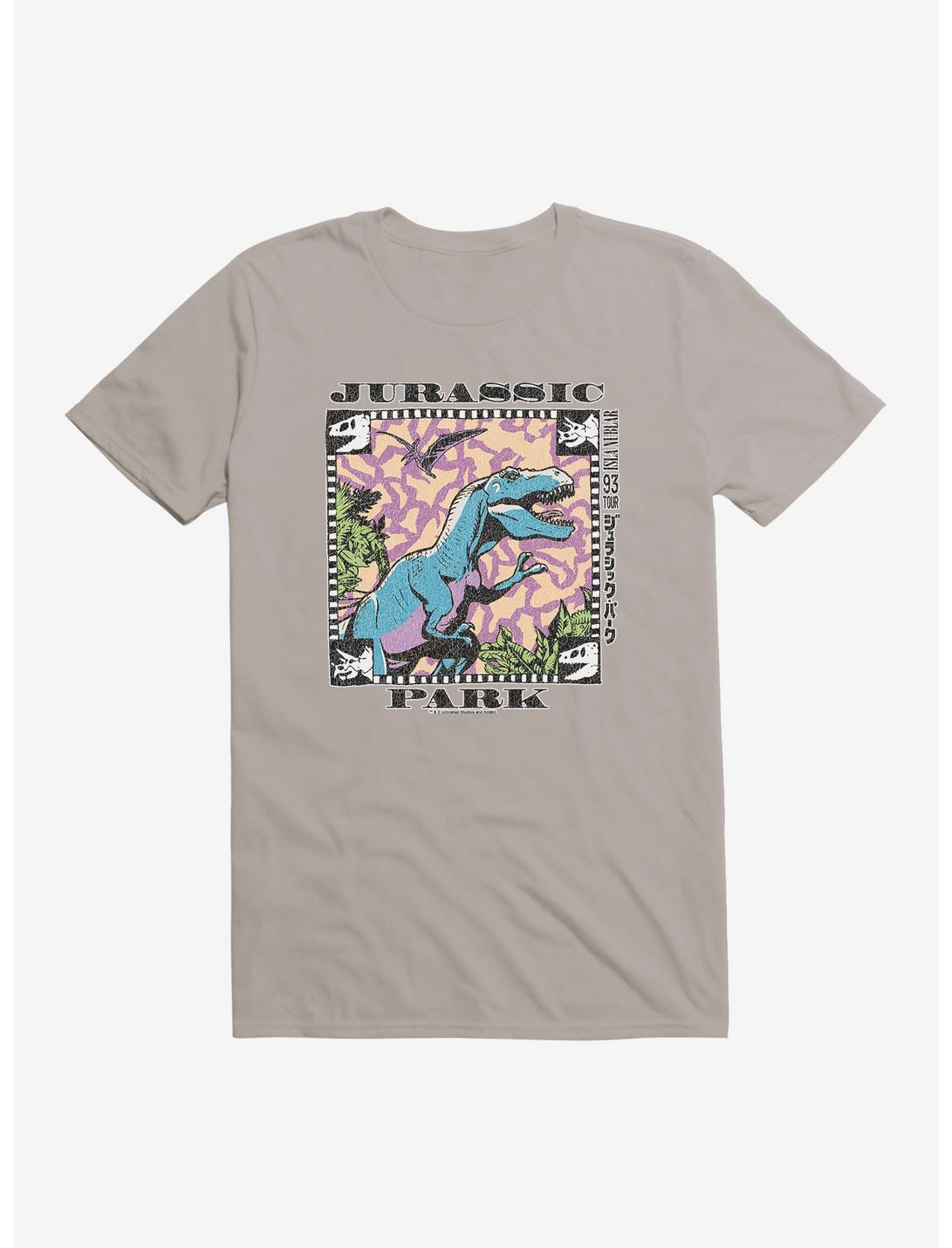 Jurassic Park Trex Vintage T-Shirt, LIGHT GREY, hi-res