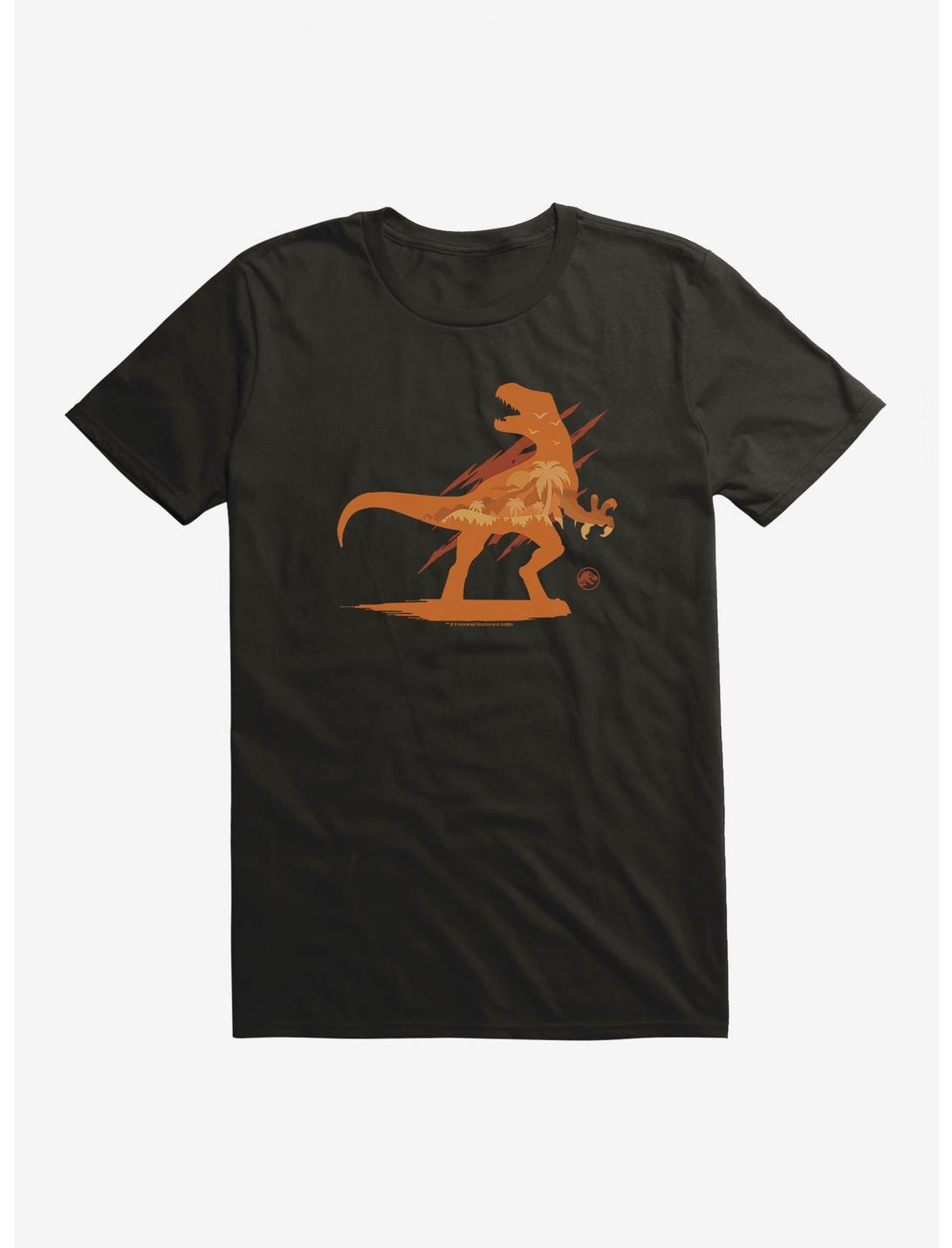 Jurassic Park Velociraptor T-Shirt, BLACK, hi-res