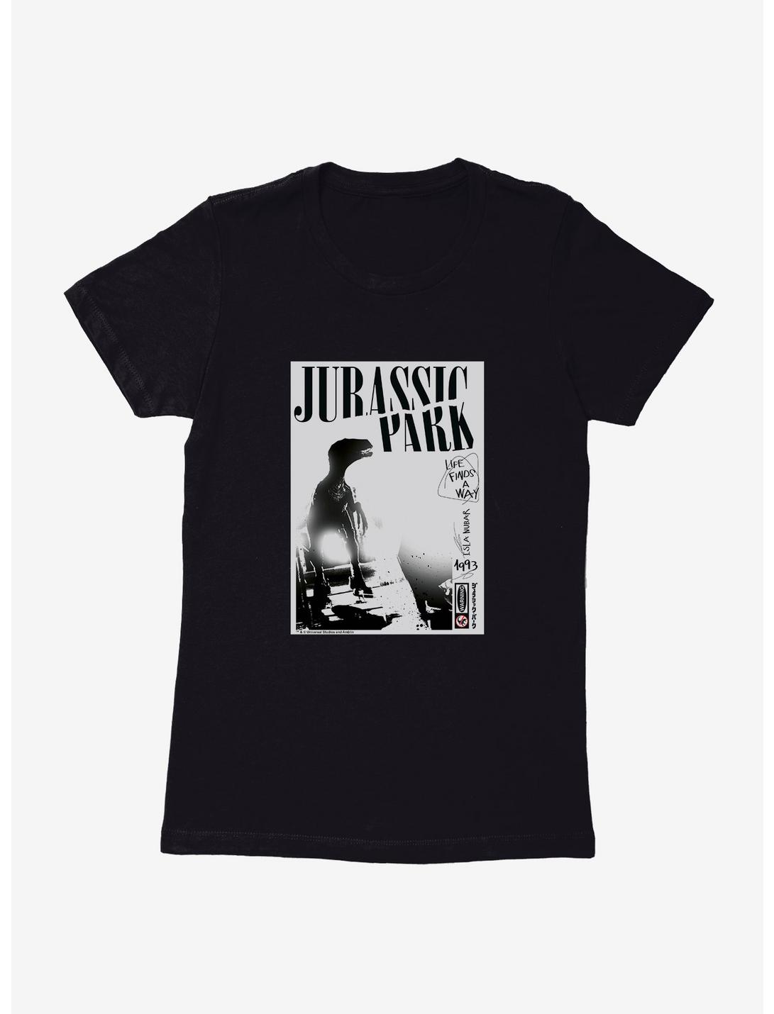 Jurassic Park JP Kitchen Womens T-Shirt, BLACK, hi-res