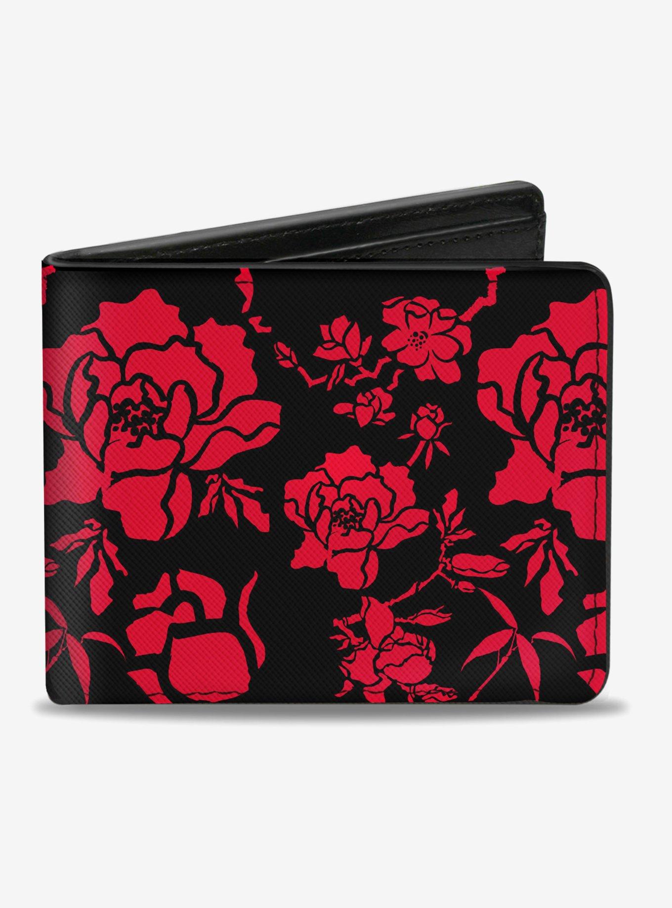 Disney Mulan Dragon and Flowers Bifold Wallet, , hi-res