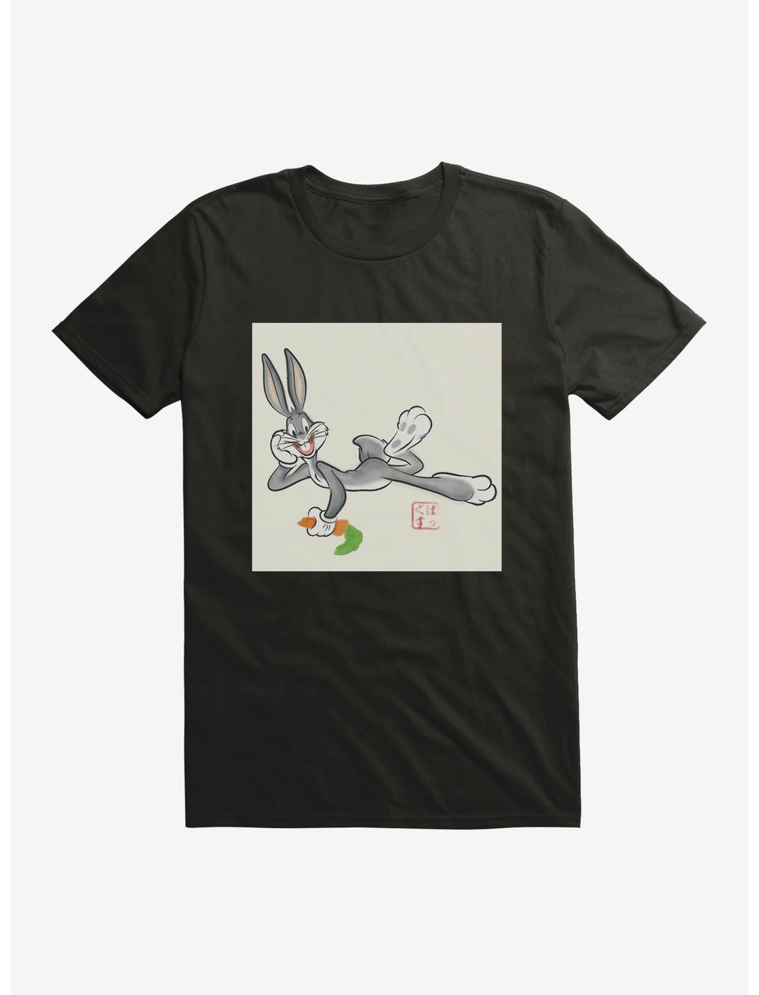 Looney Tunes Snacking Bugs Bunny T-Shirt, BLACK, hi-res