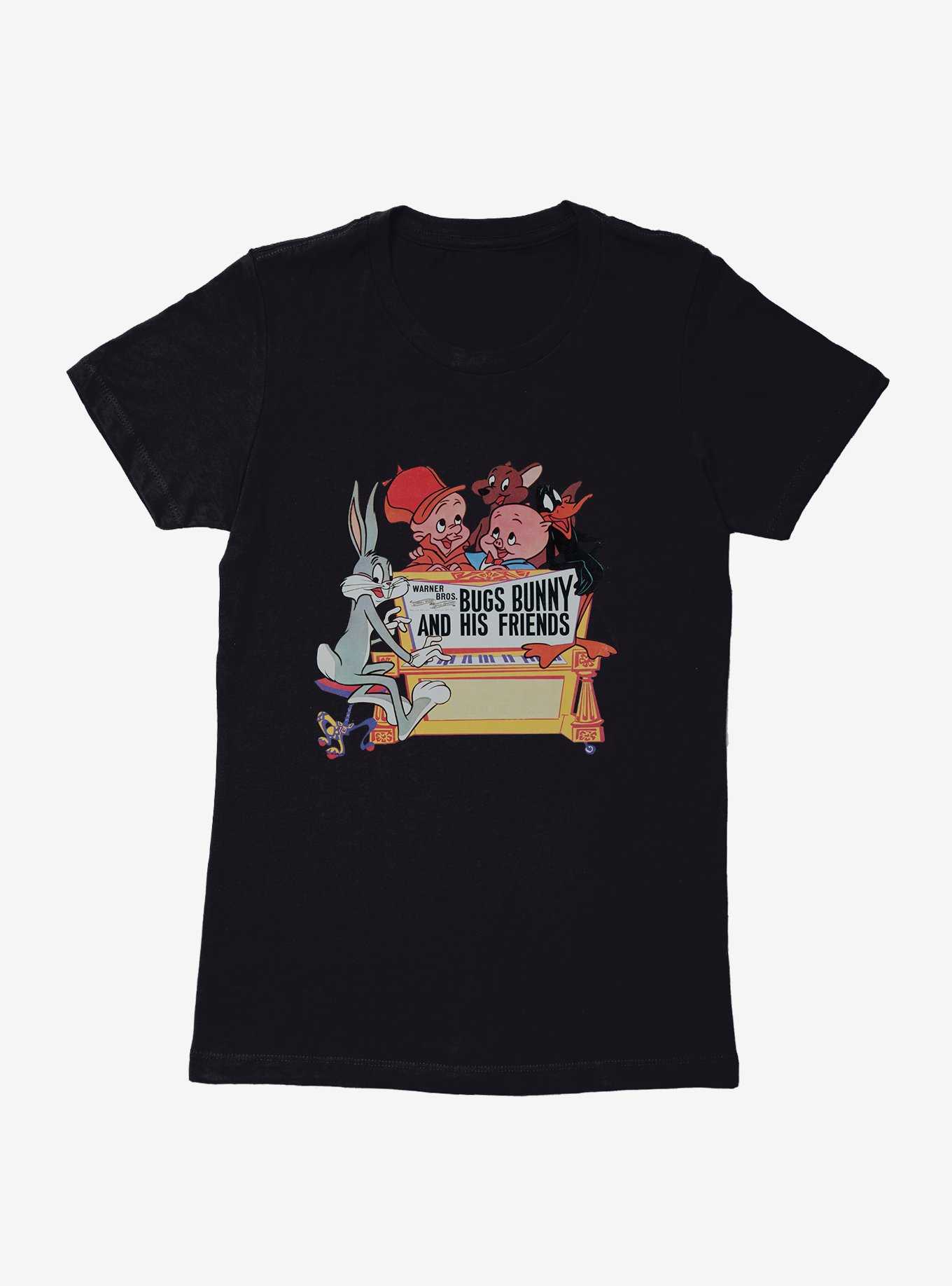 Looney Tunes Bugs Bunny And The Crazy Crew Womens T-Shirt, , hi-res