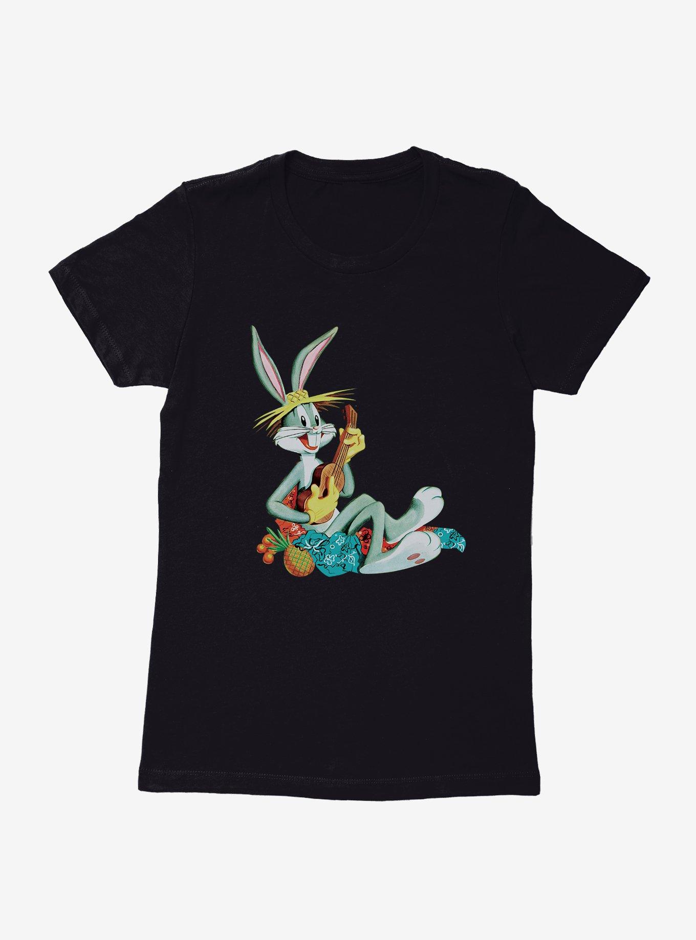 Looney Tunes Bugs Bunny Living His Best Life Womens T-Shirt, BLACK, hi-res