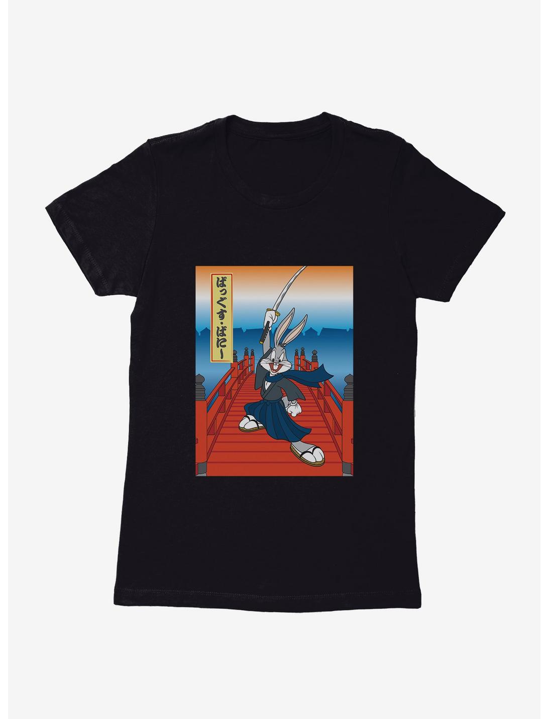 Looney Tunes Samurai Bugs Bunny Womens T-Shirt, BLACK, hi-res