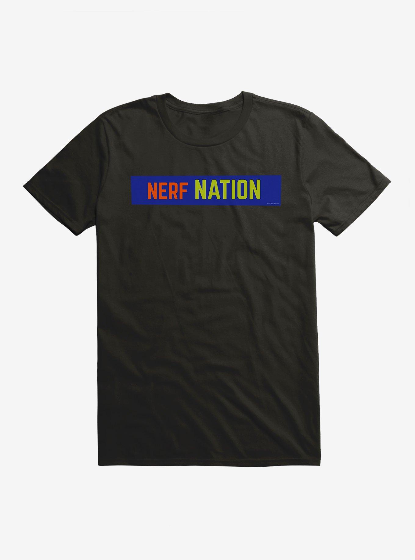 Nerf Nation Box Logo Graphic T-Shirt, BLACK, hi-res