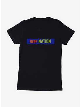 Nerf Nation Box Logo Graphic Womens T-Shirt, , hi-res