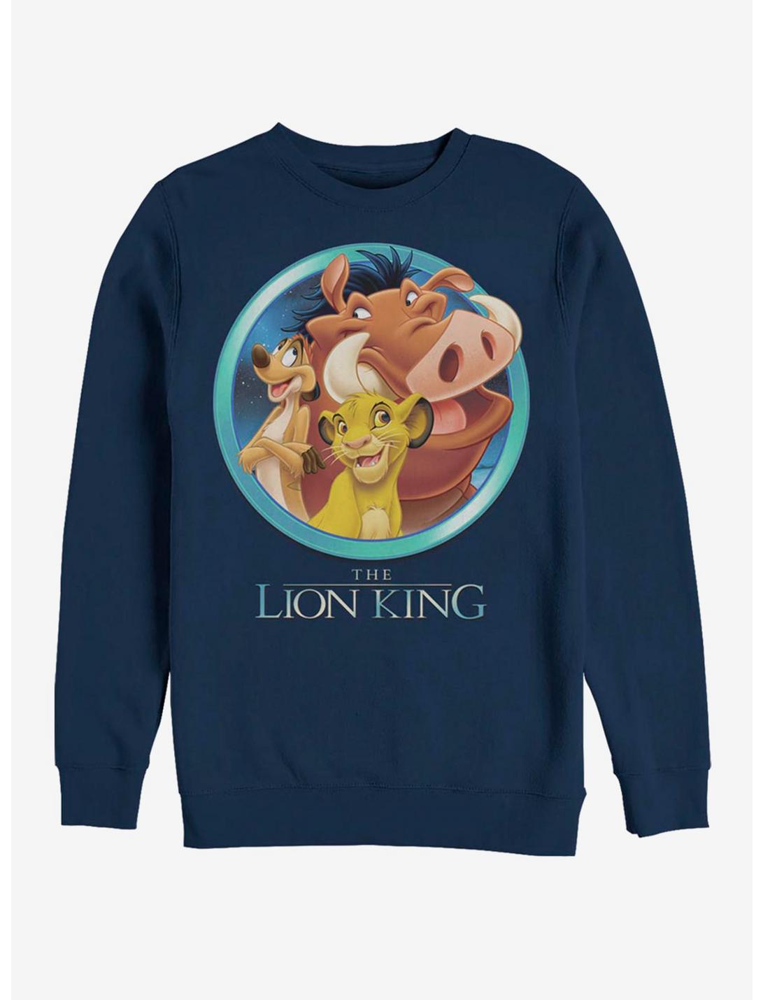 Disney The Lion King Friends Crew Sweatshirt, NAVY, hi-res