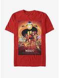 Disney Pixar The Incredibles Incredible 2 Character Poster T-Shirt, RED, hi-res