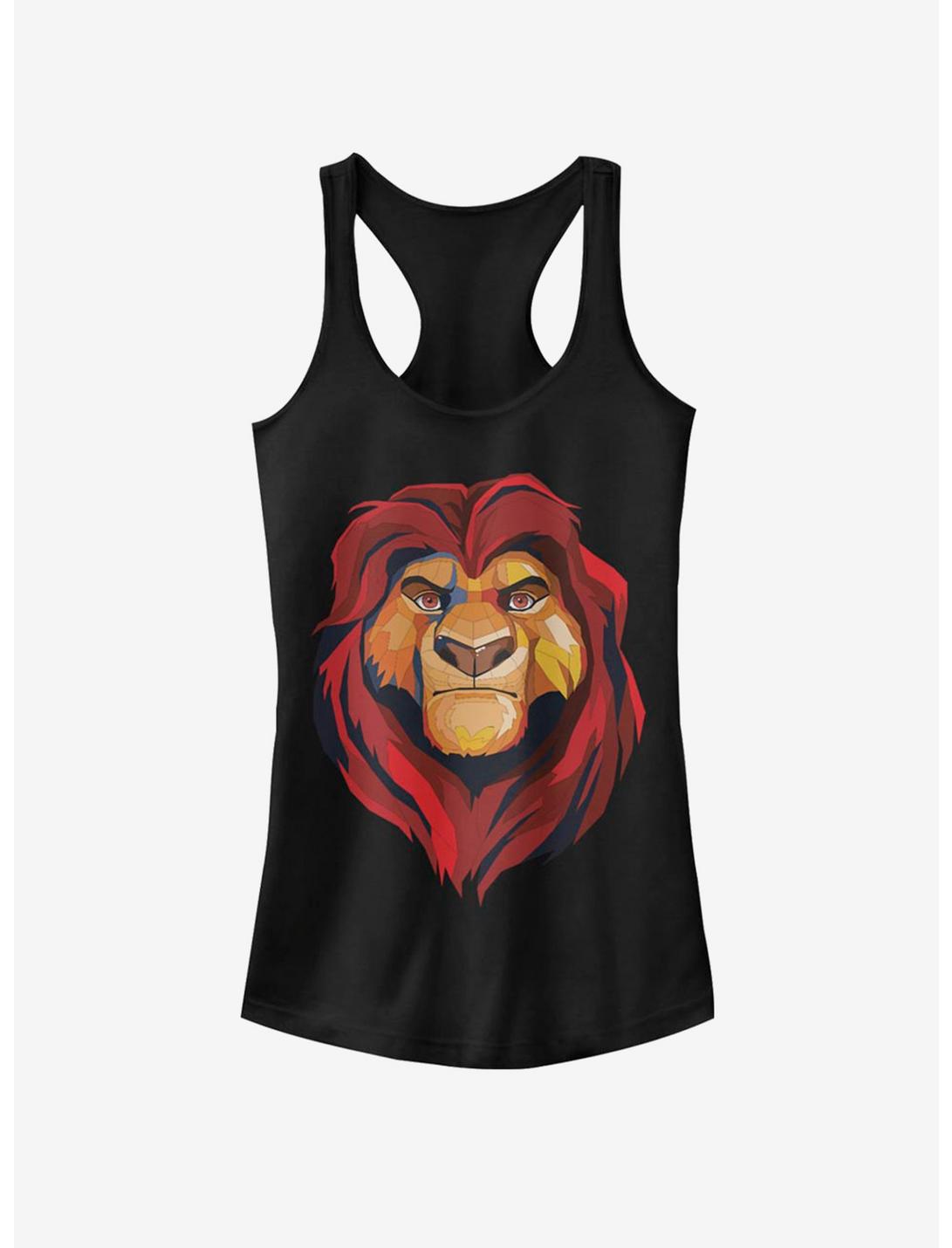 Disney The Lion King Mufasa Girls Tank, BLACK, hi-res