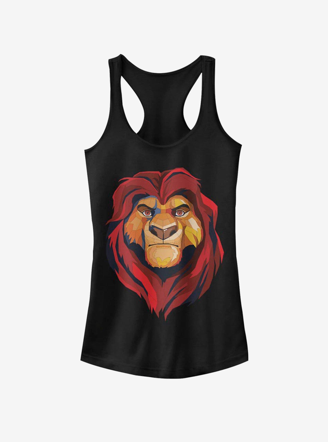 Disney The Lion King Mufasa Girls Tank, BLACK, hi-res