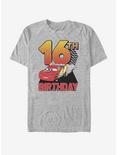 Disney Pixar Cars Lightning Birthday 16 T-Shirt, ATH HTR, hi-res
