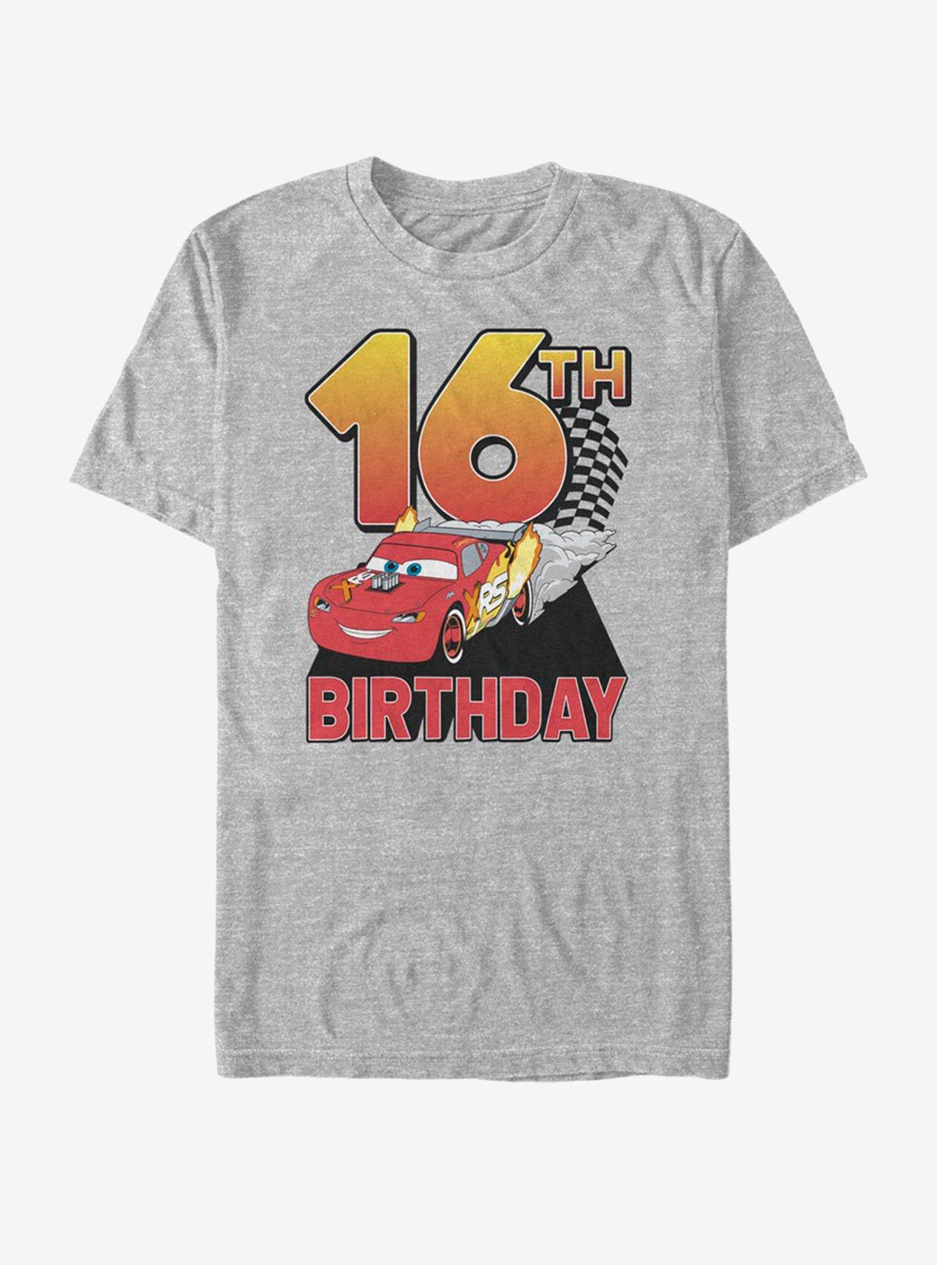 Disney Pixar Cars Lightning Birthday 16 T-Shirt, , hi-res