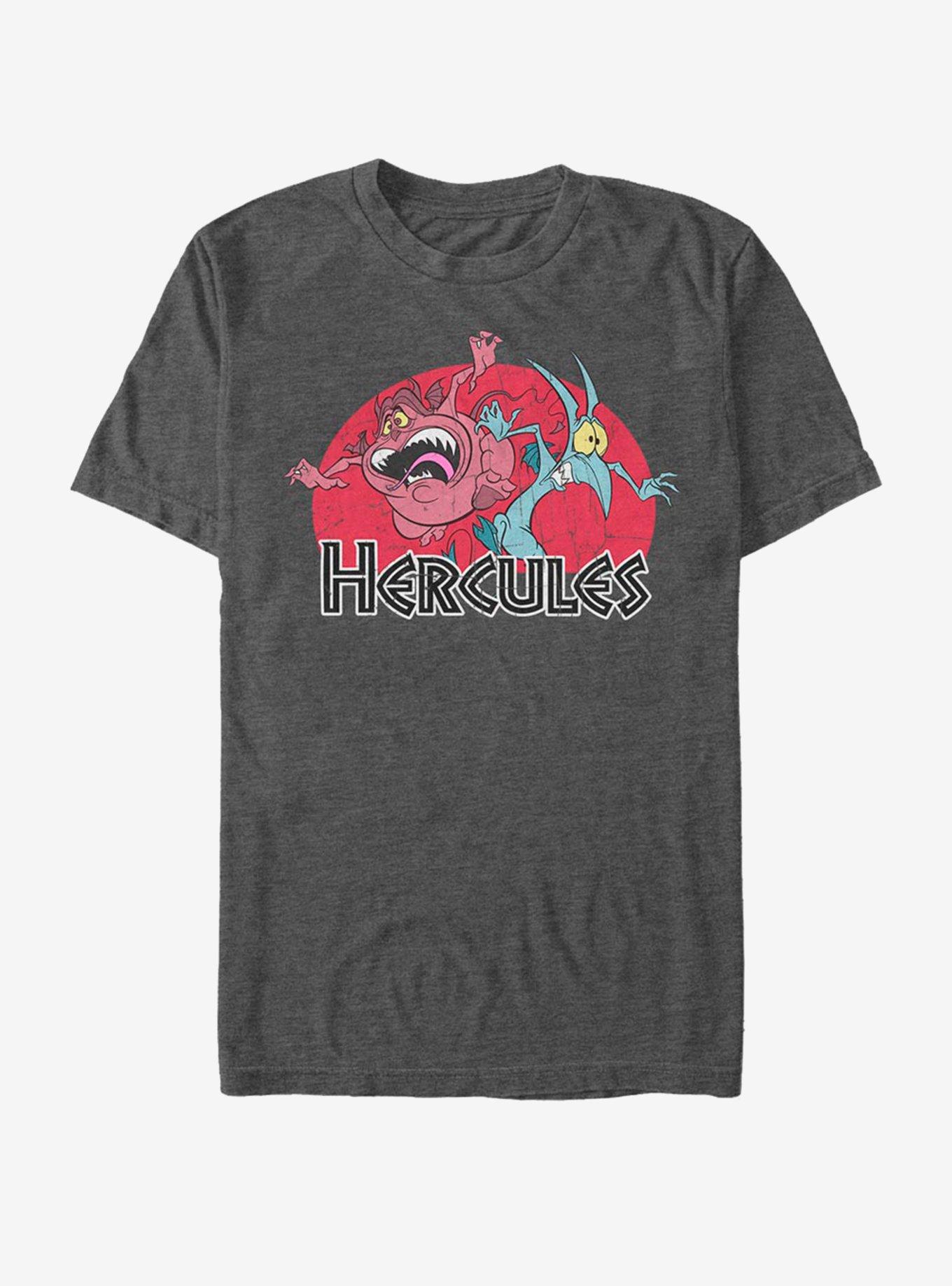 Disney Hercules Pain And Panic T-Shirt, CHAR HTR, hi-res