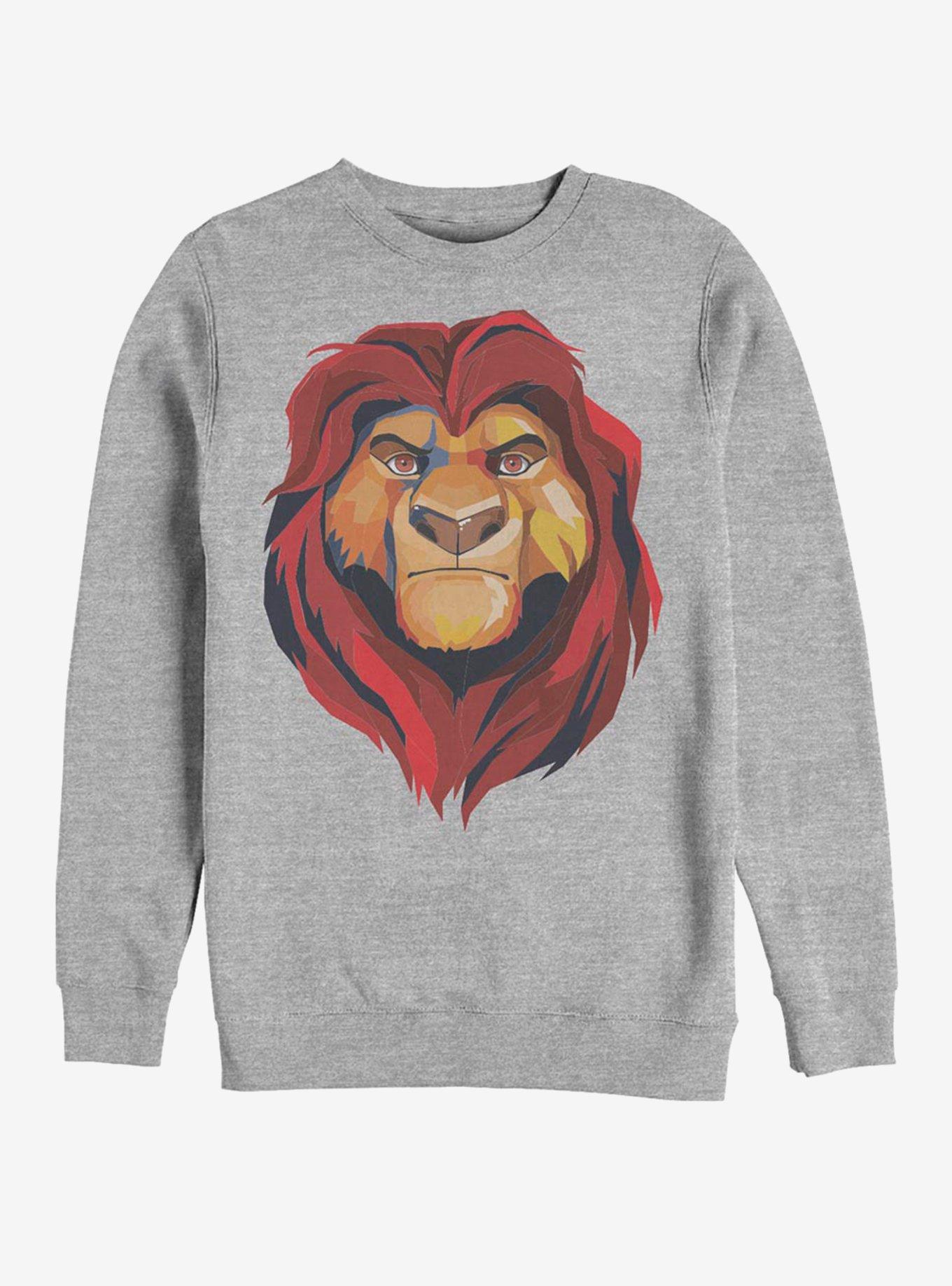 Disney The Lion King Mufasa Crew Sweatshirt, ATH HTR, hi-res