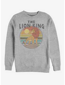 Disney The Lion King Retro King Crew Sweatshirt, , hi-res