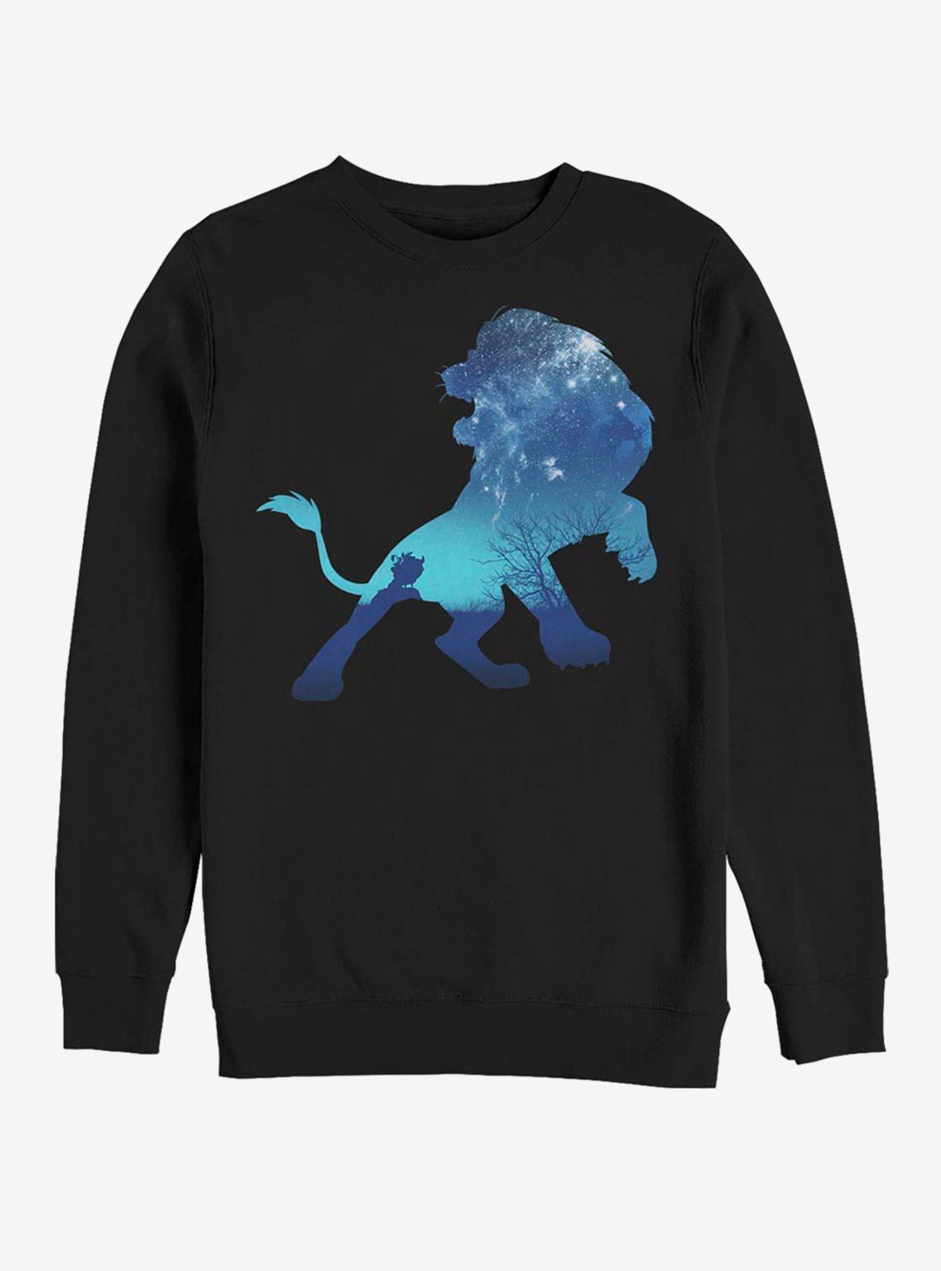 Disney The Lion King Simba Sky Crew Sweatshirt, BLACK, hi-res