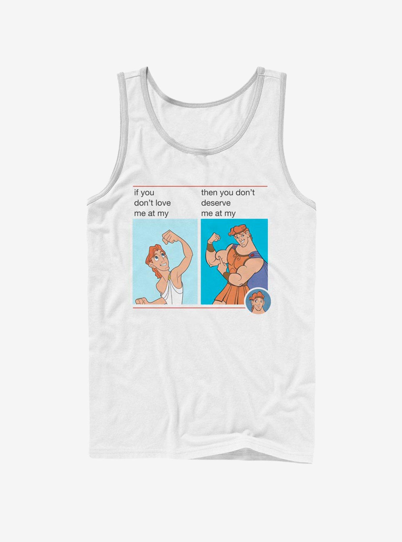 Disney Hercules Herc Meme Tank, WHITE, hi-res