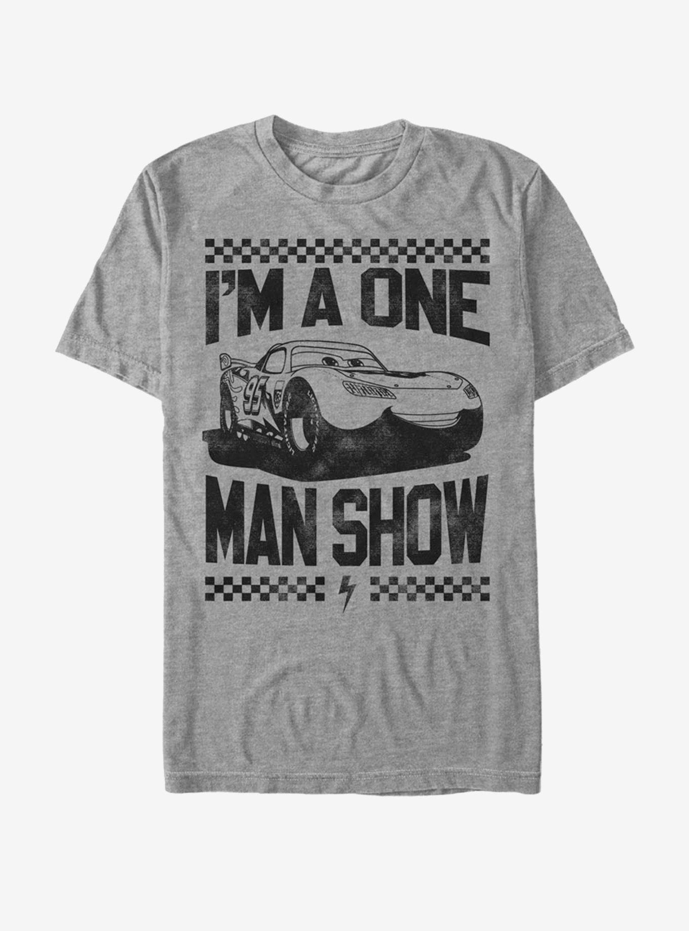 Disney Pixar Cars One Man Show T-Shirt, ATH HTR, hi-res