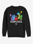 Disney Pixar Inside Out Complicated Crew Sweatshirt, BLACK, hi-res