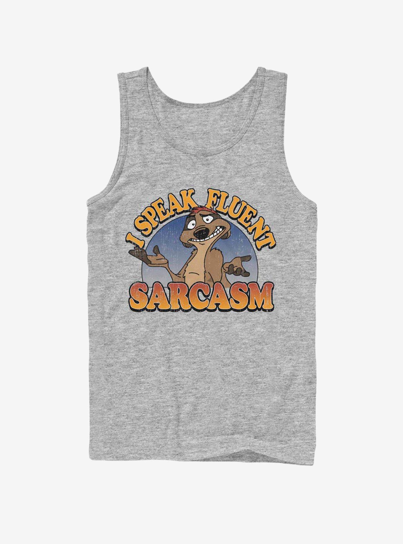 Disney The Lion King Sarcasm Tank, ATH HTR, hi-res