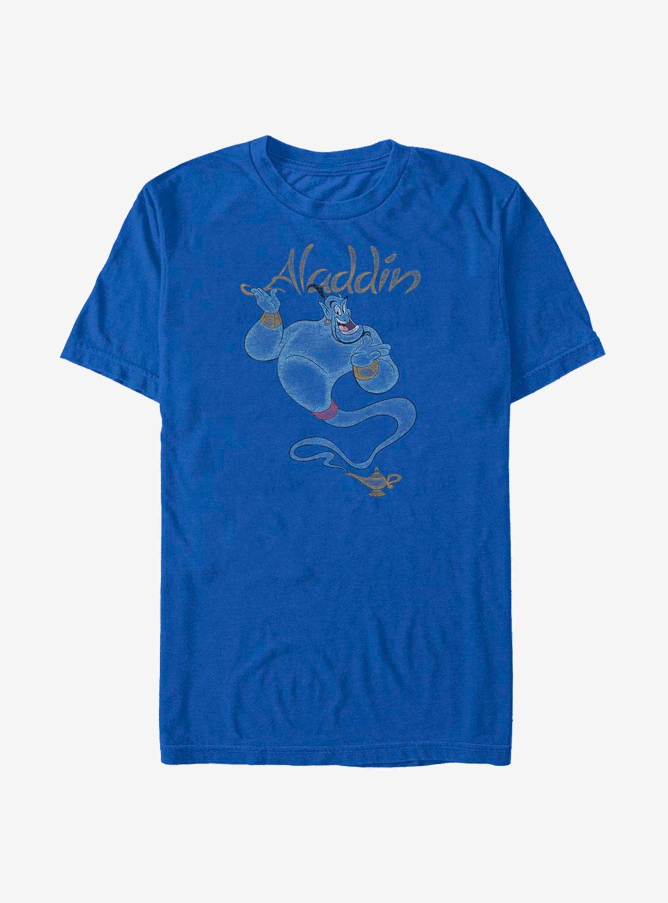 Disney Aladdin Faded Genie T-Shirt, ROYAL, hi-res