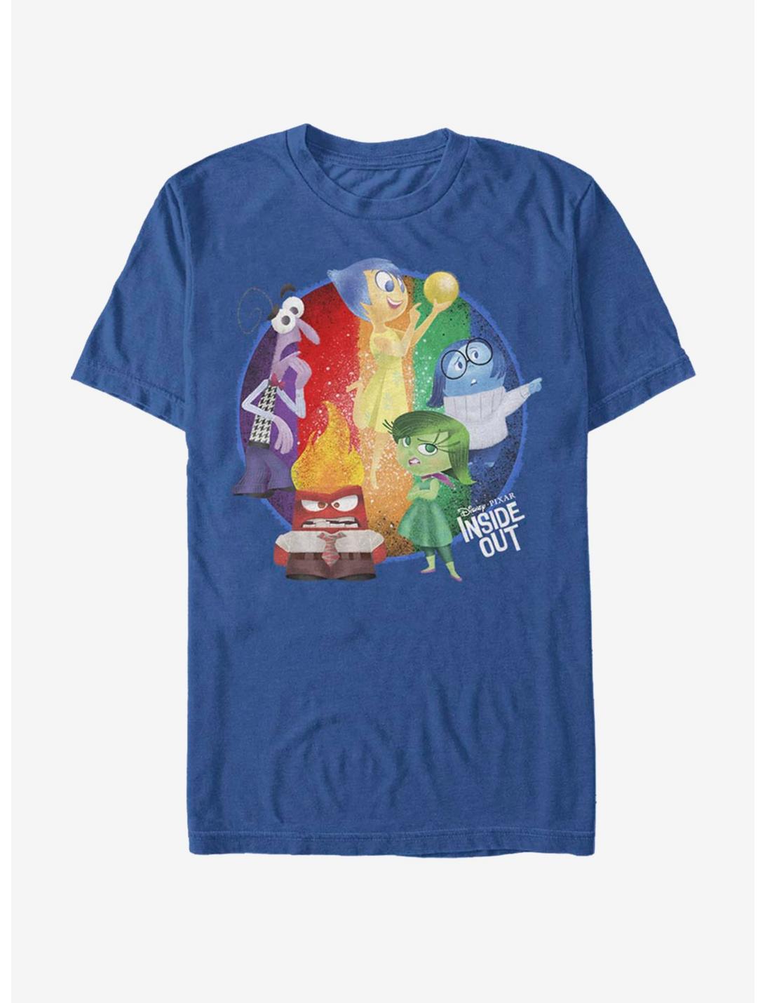 Disney Pixar Inside Out Circle Of Friends T-Shirt, ROYAL, hi-res