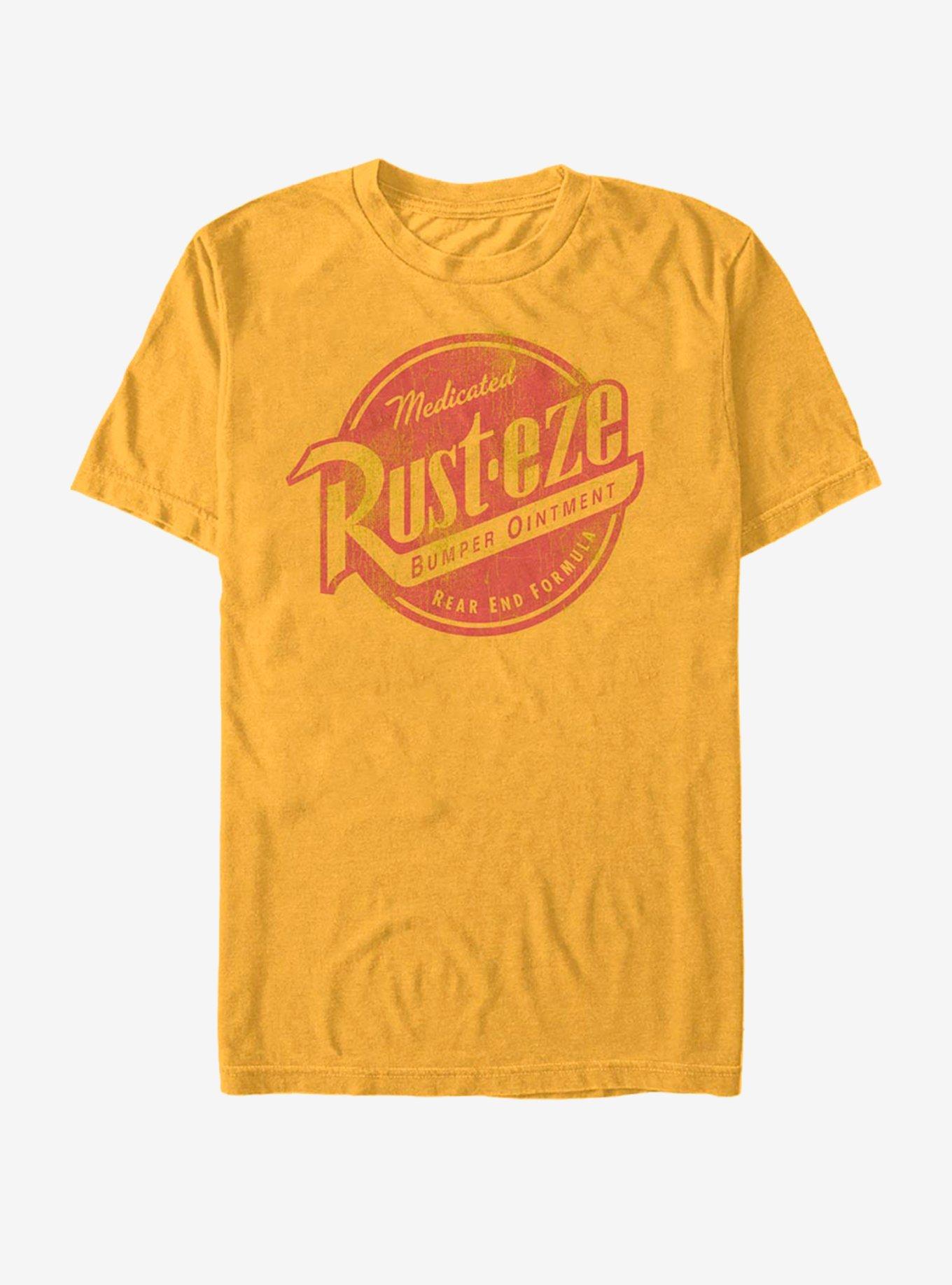 Disney Pixar Cars Rusteze Logo T-Shirt, GOLD, hi-res