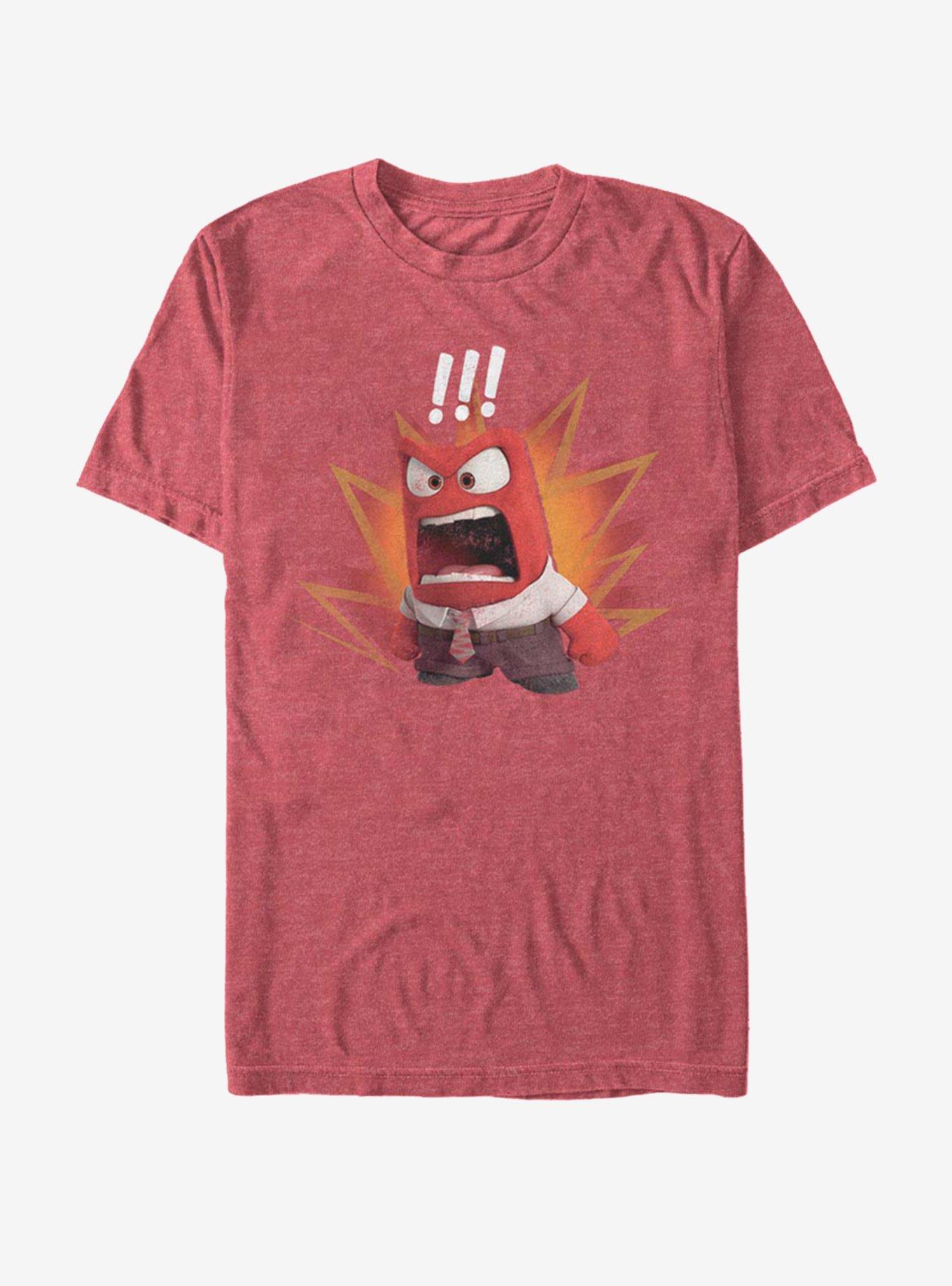 Disney Pixar Inside Out Curse Word T-Shirt, RED HTR, hi-res