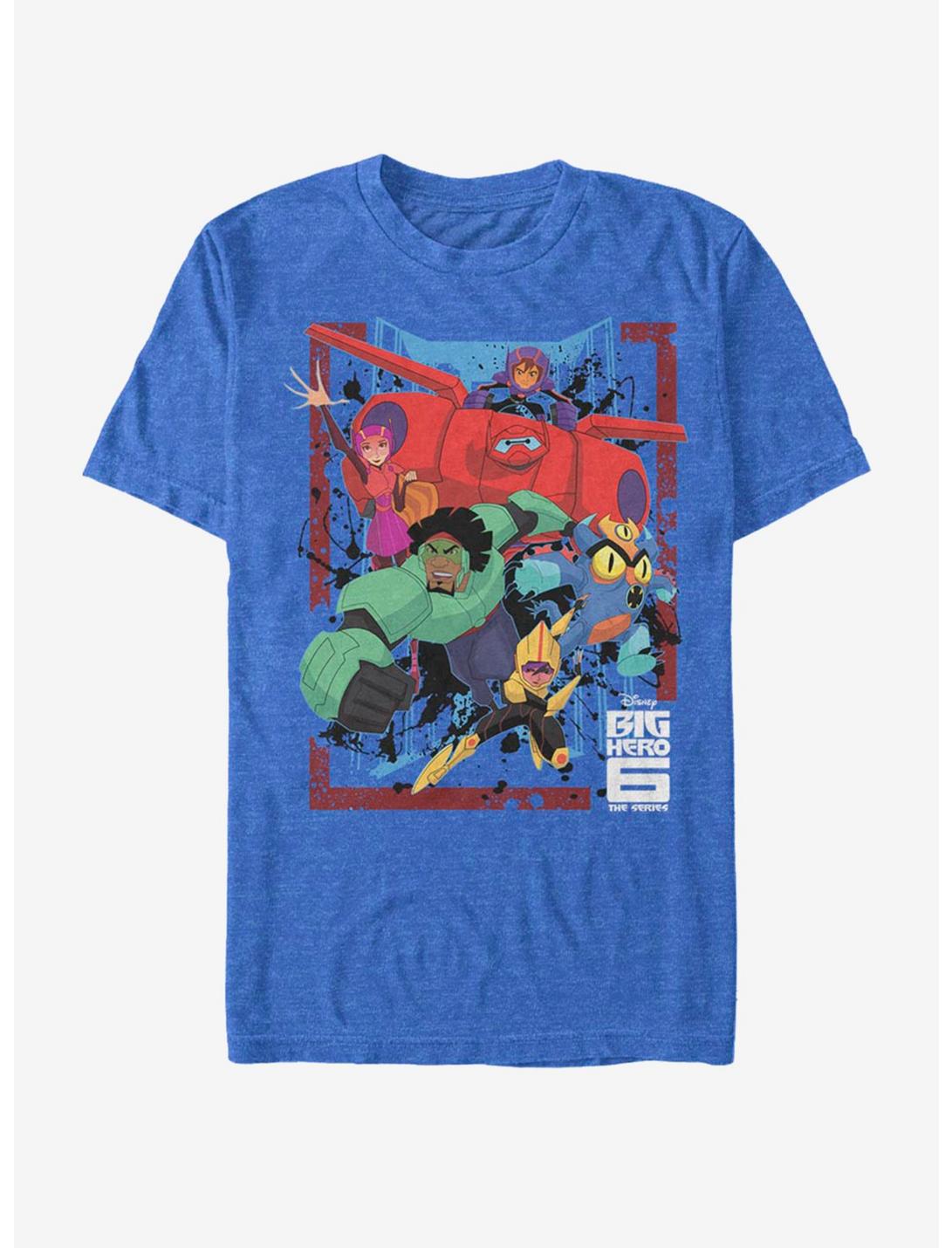Disney Pixar Big Hero 6 Group Six T-Shirt, ROY HTR, hi-res