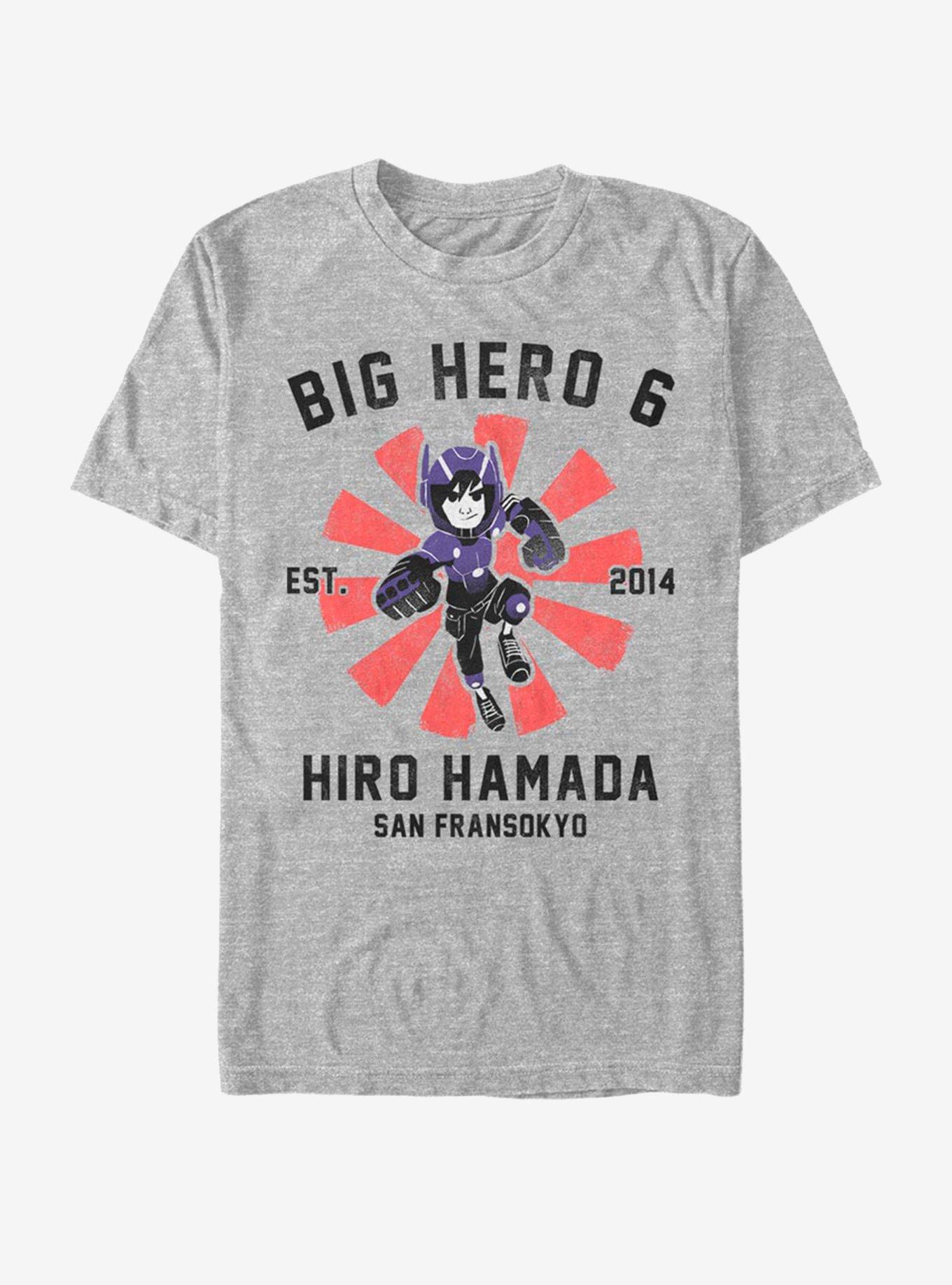 Disney Pixar Big Hero 6 Hiro Collegiate T-Shirt, ATH HTR, hi-res