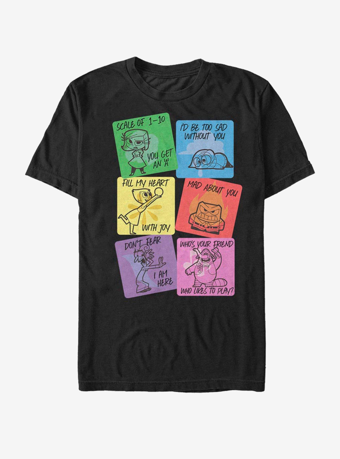 Disney Pixar Inside Out V-Day Cards T-Shirt, , hi-res