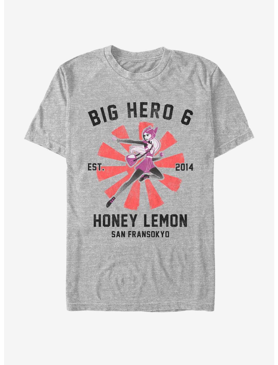 Disney Pixar Big Hero 6 Honey Lemon Collegiate T-Shirt, ATH HTR, hi-res